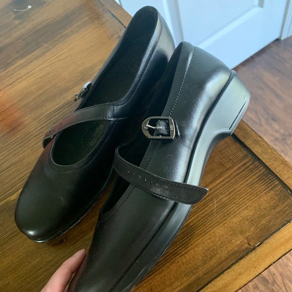 SAS Black Mary Jane Flats - Picture 2 of 8